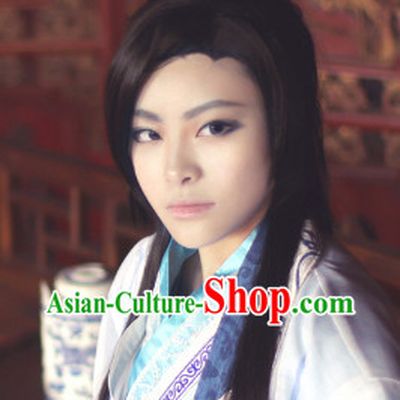 Traditioal Chinese Cheap Black Wigs