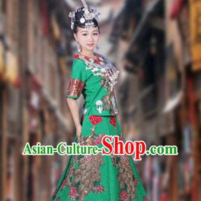 China Hmong Miao Stage Costumes for Women