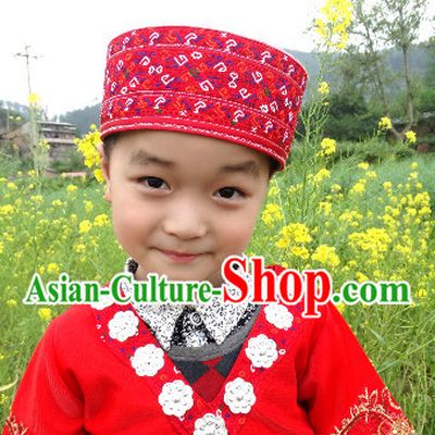 Guizhou Miao Tribe Hat for Both Adults and Kids