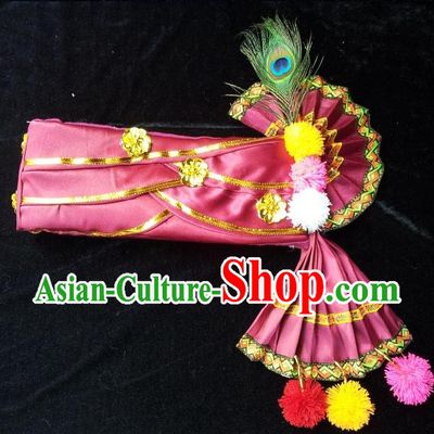 Traditional Asian Thailand Peacock Headwear for Men