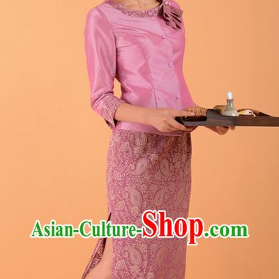 Formal Thai Restaurant Uniform for Women