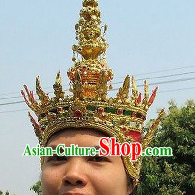 Traditional Thai Golden Hat