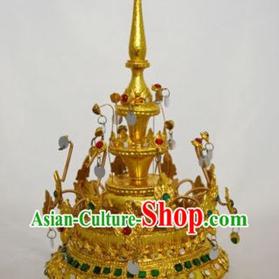 Traditional Thai Golden Headwear