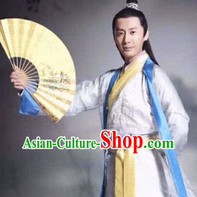 China Classical Fan Dancing Costumes for Men