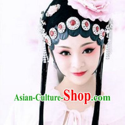 Ancient China Beijing Opera Style Wig and Accessories