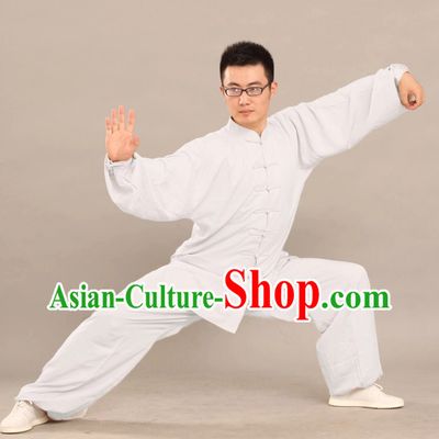 Pure White Cotton Uniform Complete Set for Adults or Kids