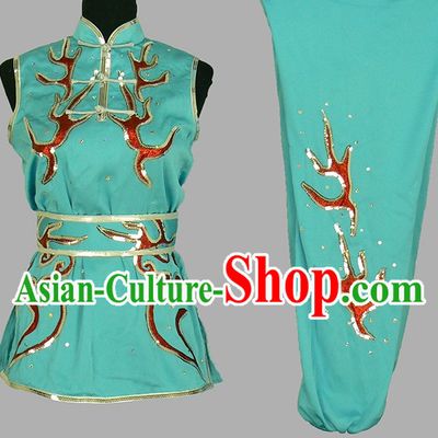 Top Nanquan Sleeveless Kung Fu Marshal Arts Uniform Complete Set
