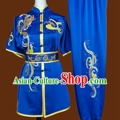Top Wing Chun Kung Fu Wooden Dummy Practice Uniform