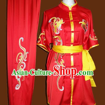 Top Wing Chun Kung Fu Wooden Dummy Practice Uniforms