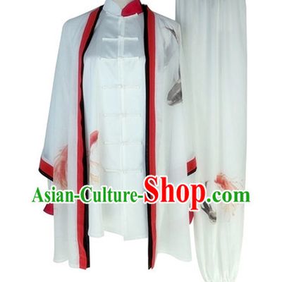 Long Sleeves Gold Fishes Top Championship Winner Clothing and Cape Complete Set