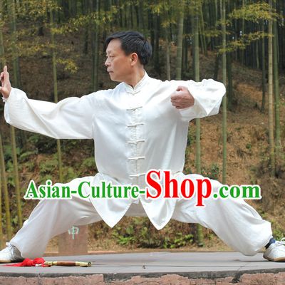 China White Tai Chi Chuan Tai Chi Pants Tai Chi Outfit