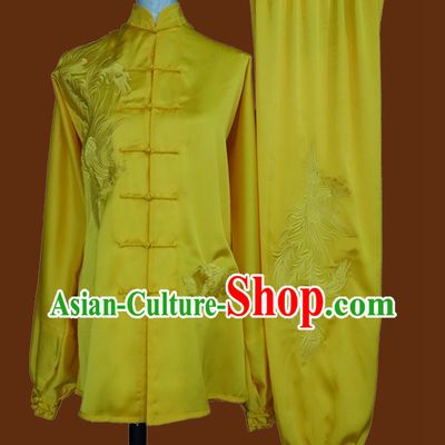 Top China Color Gold Taiji Suit