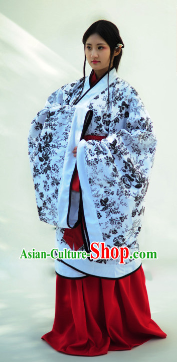 China Chinese Traditional National Hanfu Costumes and Hair Accessories China Chinese Traditional National Hanfu Costumes and Hair Accessories
