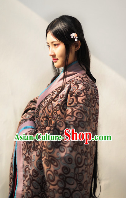 China Chinese Traditional National Hanfu Costumes and Hair Accessories China Chinese Traditional National Hanfu Costumes and Hair Accessories