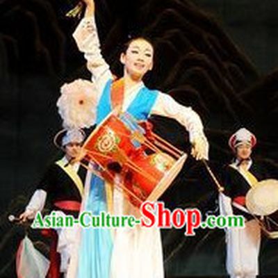 Korean Stage Drum Dance Hanbok Dance Costumes Carnival Costumes Traditional Costumes