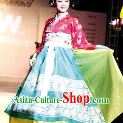 Korean Model Hanbok Dance Costumes Carnival Costumes Traditional Costumes