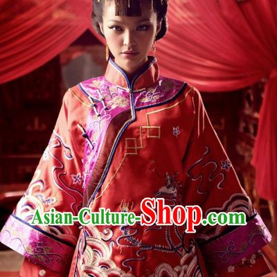 China Wedding Dress Carnival Costumes Dance Costumes Traditional Costumes