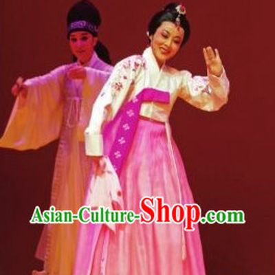 Korean Princess Hanbok Dancing Costumes Carnival Costumes Traditional Costumes for Women