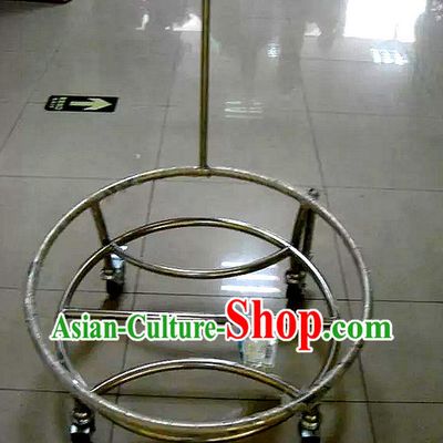 Stainless Steel Professional Lion Dance Drum Cart