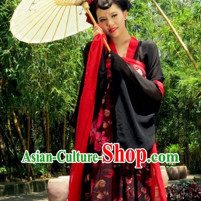 China Tang Hanfu Costumes Carnival Costumes Dance Costumes Traditional Costumes