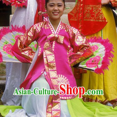 Korean Ancient Hanbok Fan Costumes Clothes Korean Clothing online
