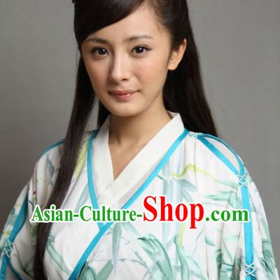 ChineseTraditional Swordswomen Long Black Wig