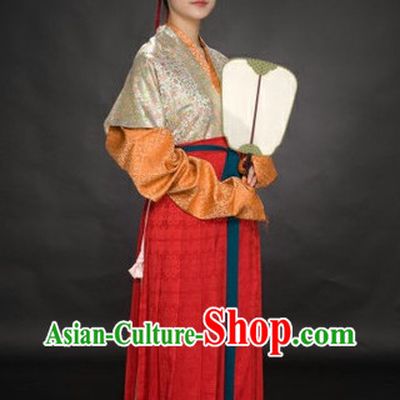 Chinese Hanfu Suit Carnival Costumes Dance Costumes Traditional Costumes for Women