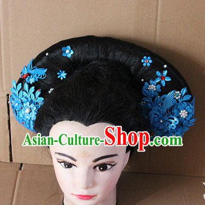 Top Chinese Qing Dynasty Empress Hair Accessories Headpieces Hair Combs Jewellery Complete Set