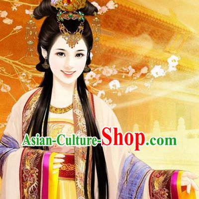 Top Chinese Empress Hair Accessories Headpieces Hair Combs Jewellery Complete Set