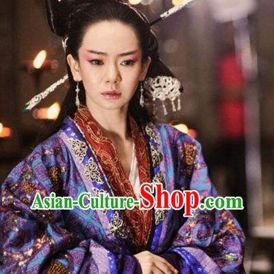 Top Chinese Empress Hair Accessories Headpieces Hair Combs Jewellery Complete Set