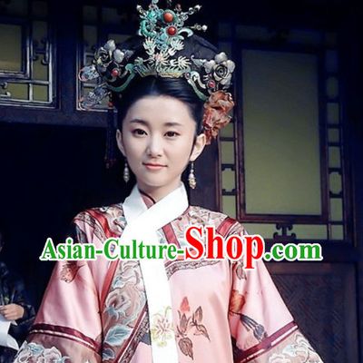 Top Handmade Empress Hair Accessories Headpieces Hair Combs Jewellery and Wig Complete Set