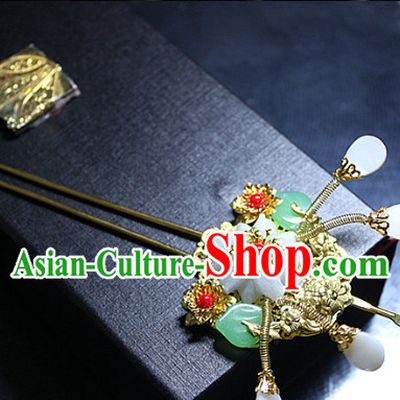 Top Asian Handmade Hair Accessories Headpieces Hair Combs Jewellery Complete Set