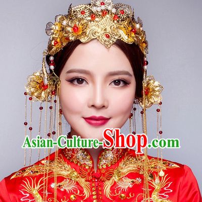 Top Chinese Bridal Hair Fascinators Jewellery Accessories Wedding Headpieces