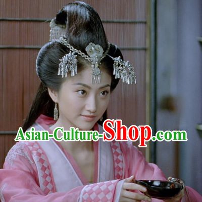 Supreme Chinese Princess Dangling Hair Fascinators Jewellery Accessories Wedding Headpieces