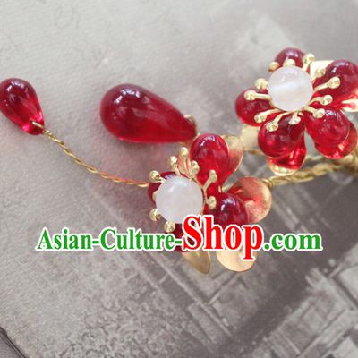 Chinese Traditional Handmade Plum Blossom Hair Clip