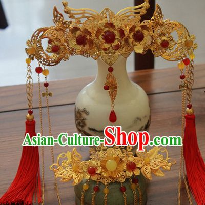 Chinese Empress Hair Accessories Comb Fascinators Headbands Bridal Headpieces