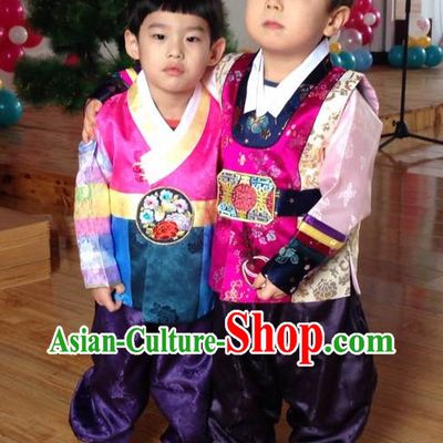 Korean Fashion Hanbok Traditional Dresses for Kids
