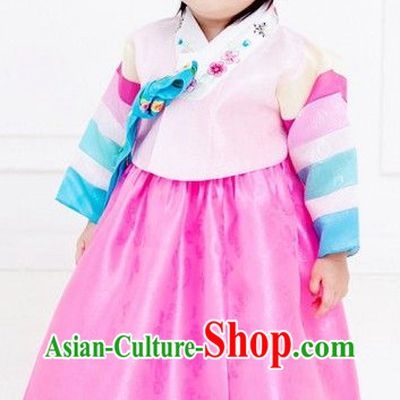 Korean Fashion Hanbok Traditional Dresses for Kids