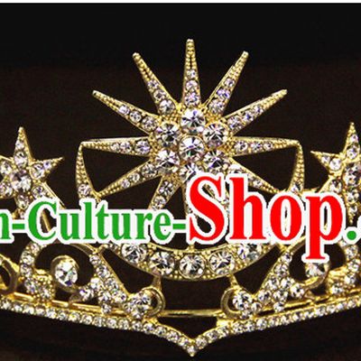 Top Bridal Baroque Style Queen Crown