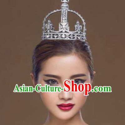 Top Bridal Baroque Style Queen Crown