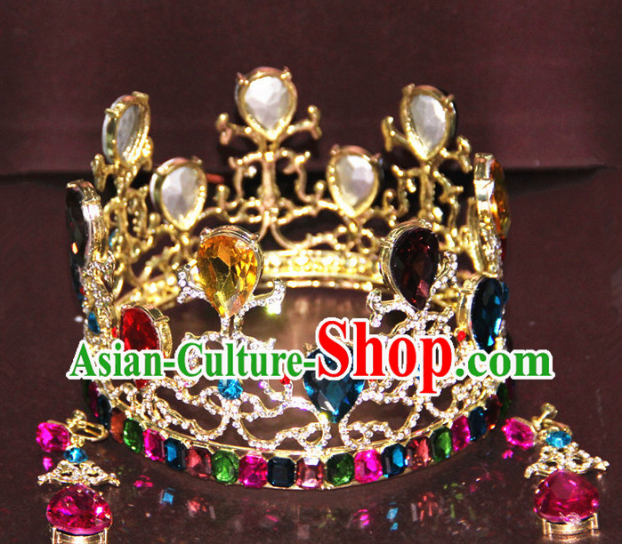 Bridal Baroque Style Queen Crown Bridal Baroque Style Queen Crown