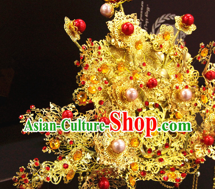 Chinese wedding tiaras bridal hair accessories bridal hair accessory