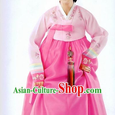 Korean Traditional Wedding Dress Ceremonial Costumes for Women