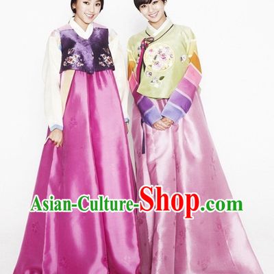 Korean Traditional Dress Asian Fashion Ladies Fashion 2 Sets