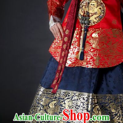 Dangui Korean Royal Costume Traditional Korean Queen Princess Ceremony Costumes for Women