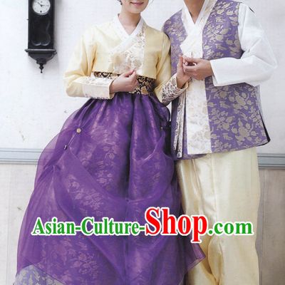 Korean Traditional Dress Hanboks for Couple