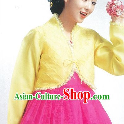 Traditional Korean Clothing Custom Made Women Hanbok Dangui Chima Hair Accessory Norigae Petticoat