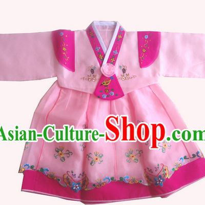 Traditional Korean Clothing Custom Made Kids Hanbok Dangui Chima Hair Accessory Norigae Petticoat