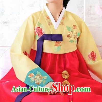 Korean Custom Made Female Hanbok for Wedding Party Ceremony Halloween
