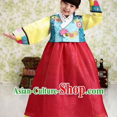 Korean Traditional Girl Hanbok Dress Ceremonial Clothing Korean Fashion Shopping online